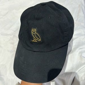 October's Very Own OVO Drake  Owl Black Adjustable Hat Cap